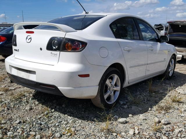 JM1BK123451235292 - 2005 MAZDA 3 S WHITE photo 4