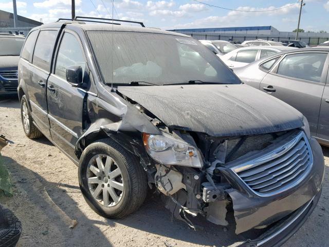 2C4RC1BG0ER363586 - 2014 CHRYSLER TOWN & COU BLACK photo 1