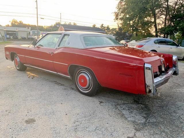 6L47S7Q275796 - 1977 CADILLAC ELDORADO RED photo 6