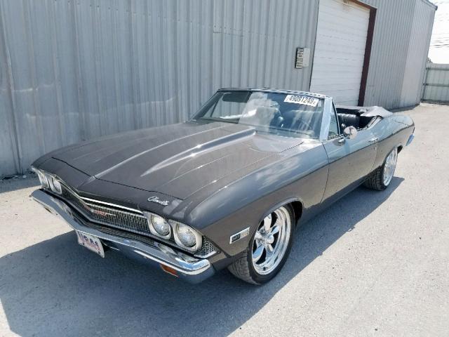 136678B219332 - 1968 CHEVROLET CHEVELLE GRAY photo 2