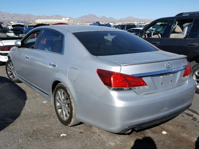 4T1BK3DB0BU440324 - 2011 TOYOTA AVALON BAS SILVER photo 3