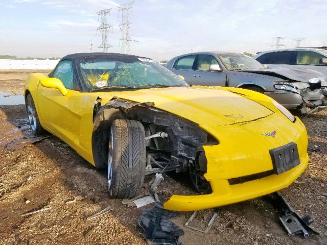 1G1YG3DWXB5107327 - 2011 CHEVROLET CORVETTE YELLOW photo 1