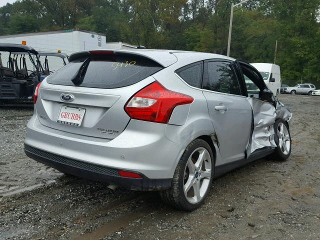 1FADP3N22EL398347 - 2014 FORD FOCUS TITA SILVER photo 4