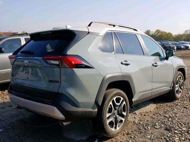 2T3J1RFV5KW041098 - 2019 TOYOTA RAV4 ADVEN SILVER photo 4