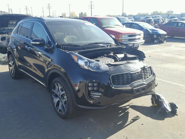 KNDPRCA60J7424991 - 2018 KIA SPORTAGE S BLACK photo 1