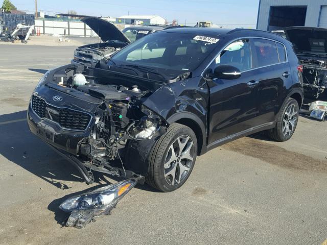 KNDPRCA60J7424991 - 2018 KIA SPORTAGE S BLACK photo 2