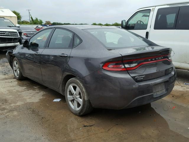 1C3CDFBB7FD265619 - 2015 DODGE DART SXT GRAY photo 3