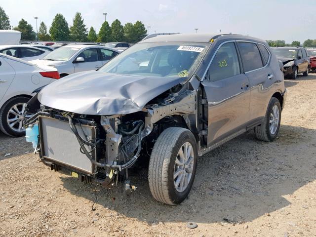 KNMAT2MT3KP551593 - 2019 NISSAN ROGUE S GRAY photo 2