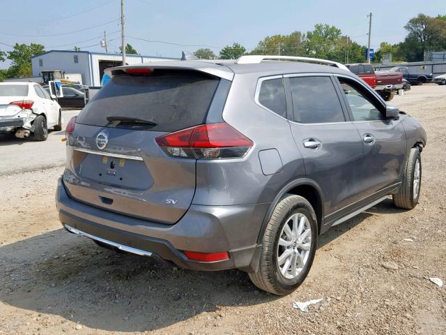 KNMAT2MT3KP551593 - 2019 NISSAN ROGUE S GRAY photo 4