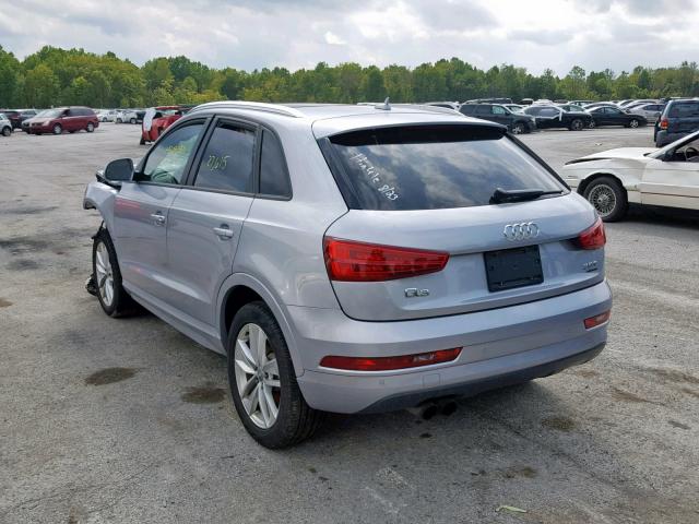 WA1ECCFS6JR029033 - 2018 AUDI Q3 PREMIUM SILVER photo 3