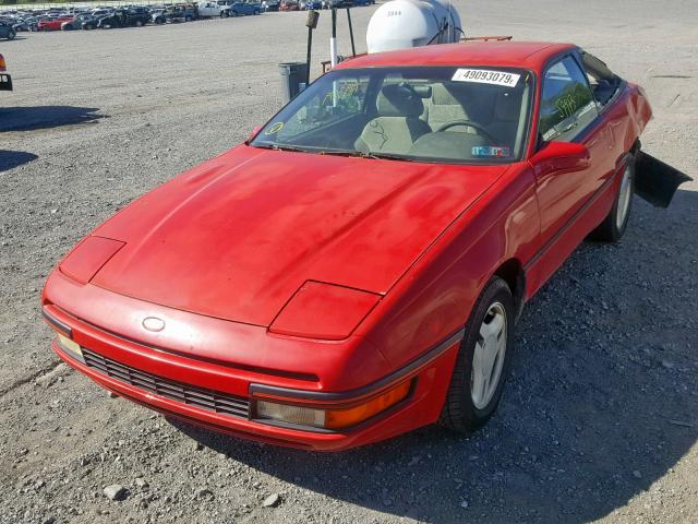 1ZVPT21U5M5177099 - 1991 FORD PROBE LX RED photo 2