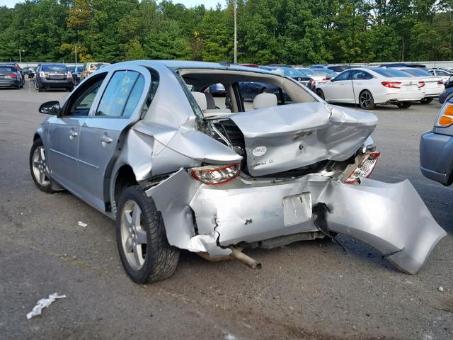 1G1AT58H097298971 - 2009 CHEVROLET COBALT LT SILVER photo 3