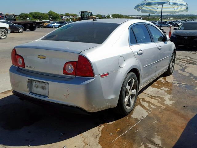 1G1ZC5E13BF210761 - 2011 CHEVROLET MALIBU 1LT SILVER photo 4