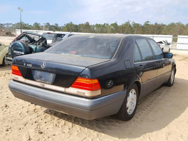 WDBGA43E2SA228054 - 1995 MERCEDES-BENZ S 420 BLACK photo 4