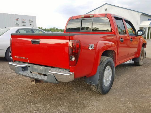 1GCDT136058122526 - 2005 CHEVROLET COLORADO RED photo 4