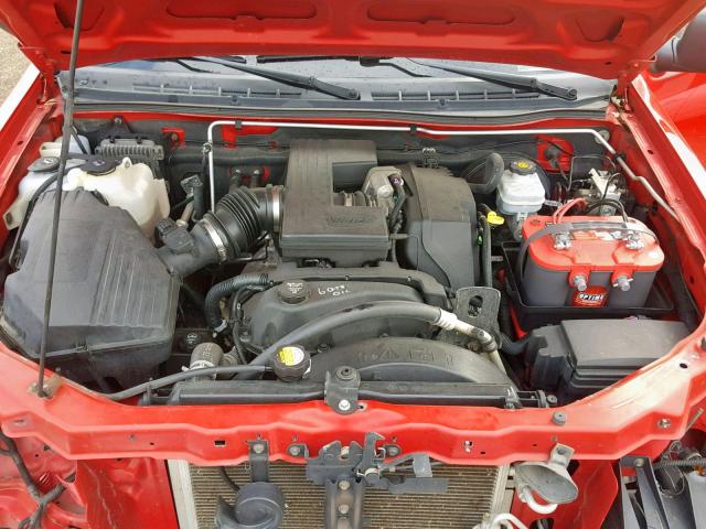 1GCDT136058122526 - 2005 CHEVROLET COLORADO RED photo 7