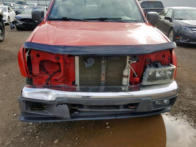 1GCDT136058122526 - 2005 CHEVROLET COLORADO RED photo 9