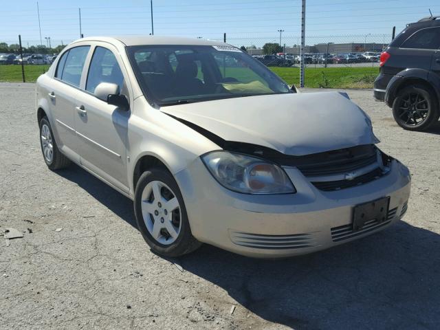 1G1AT58H597181385 - 2009 CHEVROLET COBALT LT BEIGE photo 1