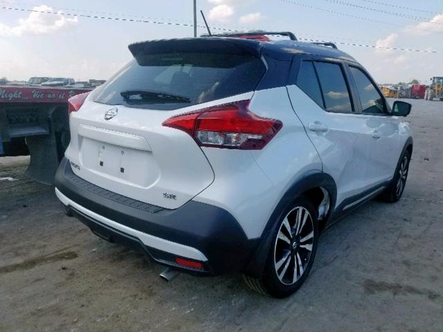 3N1CP5CU4JL541290 - 2018 NISSAN KICKS S WHITE photo 4