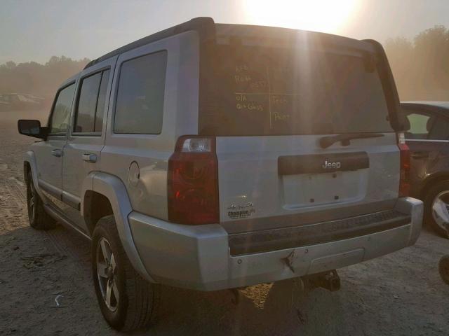 1J8HG48K78C149763 - 2008 JEEP COMMANDER ნაცრისფერი ფოტო 3