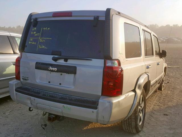 1J8HG48K78C149763 - 2008 JEEP COMMANDER ნაცრისფერი ფოტო 4