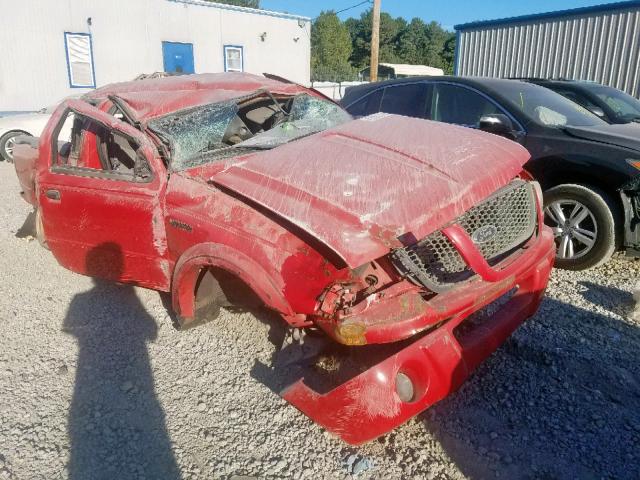 1FTYR14U52TA79811 - 2002 FORD RANGER SUP RED photo 1