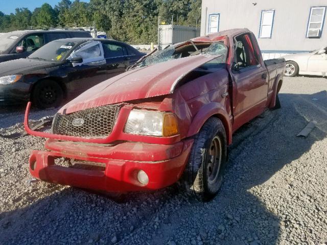 1FTYR14U52TA79811 - 2002 FORD RANGER SUP RED photo 2