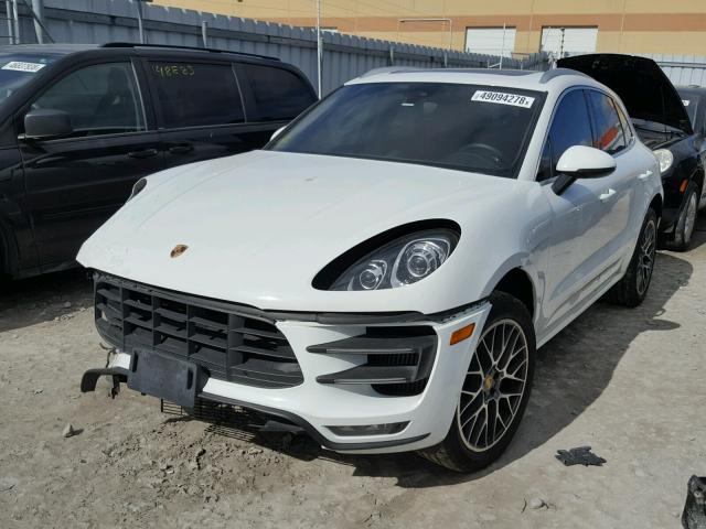 WP1AF1A59FLB95167 - 2015 PORSCHE MACAN TURB WHITE photo 2