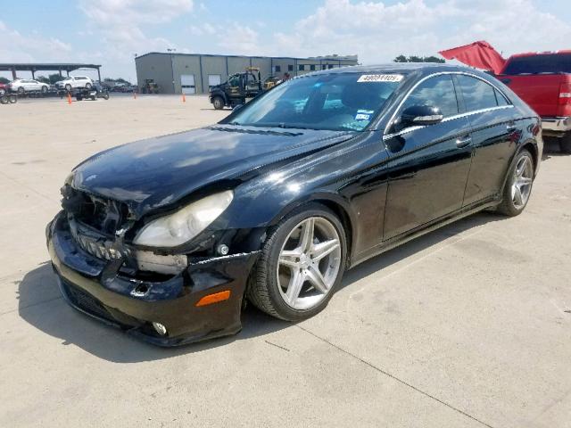 WDDDJ72X78A136140 - 2008 MERCEDES-BENZ CLS 550 BLACK photo 2