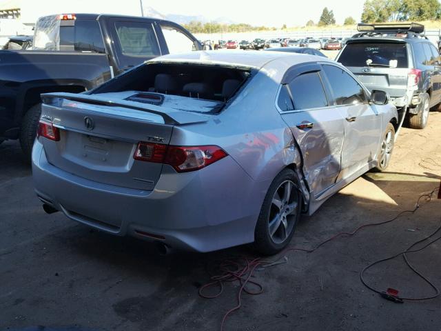 JH4CU2F84DC006963 - 2013 ACURA TSX SE GRAY photo 4