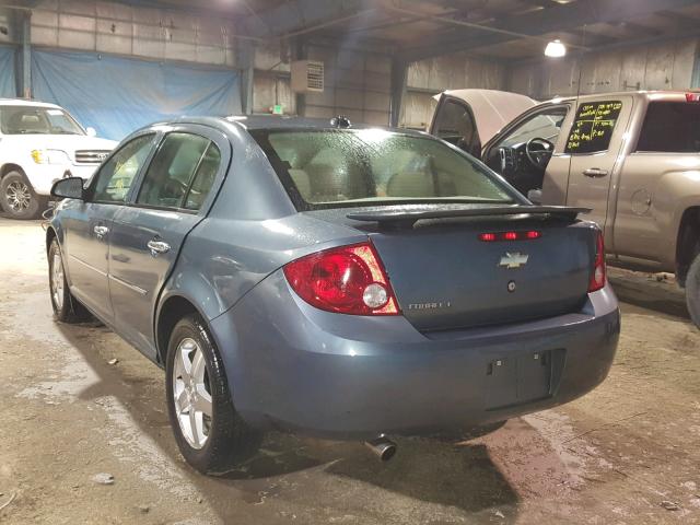 1G1AZ54F857561835 - 2005 CHEVROLET COBALT LT BLUE photo 3