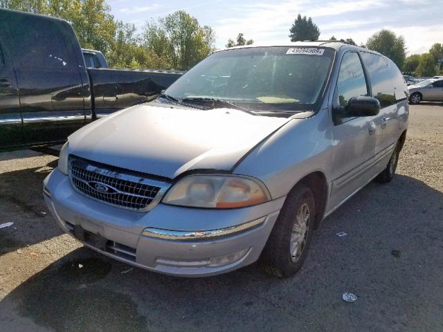 2FMDA5346YBC66297 - 2000 FORD WINDSTAR S SILVER photo 2