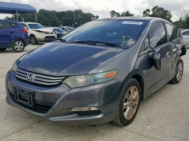 JHMZE2H70AS042694 - 2010 HONDA INSIGHT GRAY photo 2