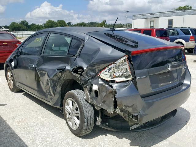 JHMZE2H70AS042694 - 2010 HONDA INSIGHT GRAY photo 3