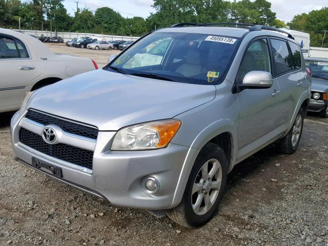 JTMDF4DV7AD039191 - 2010 TOYOTA RAV4 LIMIT SILVER photo 2