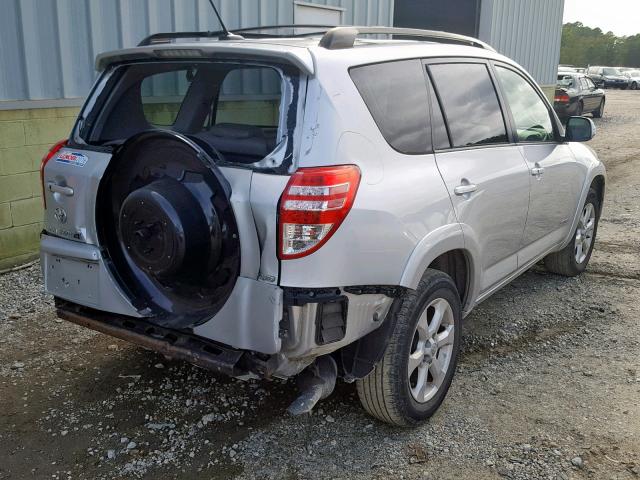 JTMDF4DV7AD039191 - 2010 TOYOTA RAV4 LIMIT SILVER photo 4