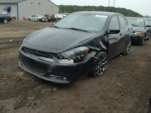 1C3CDFBAXDD328958 - 2013 DODGE DART SXT BLACK photo 2