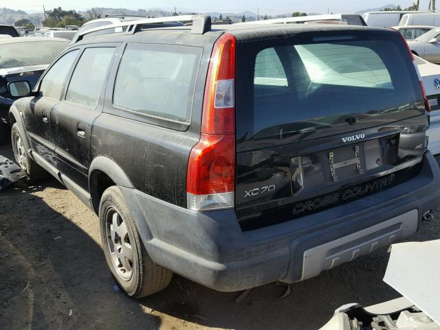 YV1SZ592251174003 - 2005 VOLVO XC70 BLACK photo 3