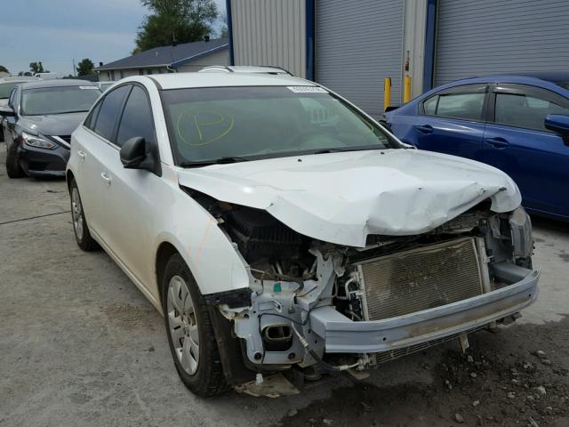 1G1PC5SH9C7263453 - 2012 CHEVROLET CRUZE LS WHITE photo 1