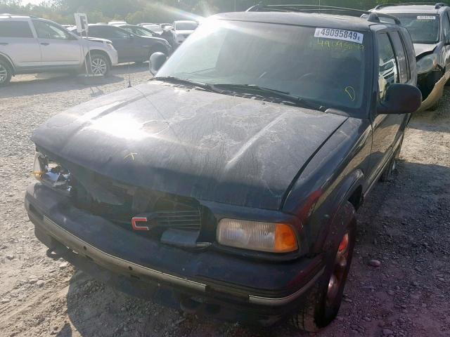 1GKDT13W9VK503587 - 1997 GMC JIMMY BLACK photo 2