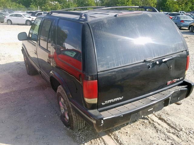 1GKDT13W9VK503587 - 1997 GMC JIMMY BLACK photo 3