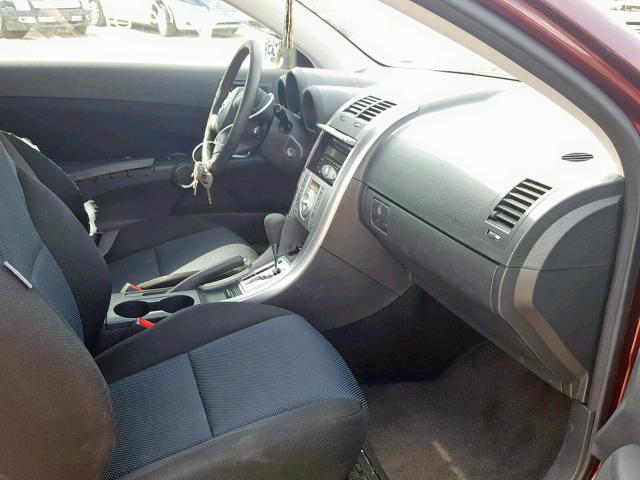 JTKDE167670175434 - 2007 TOYOTA SCION TC მუქწითელი ფოტო 5