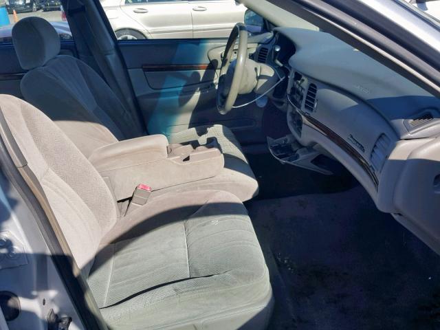 2G1WF52E629205497 - 2002 CHEVROLET IMPALA SILVER photo 5