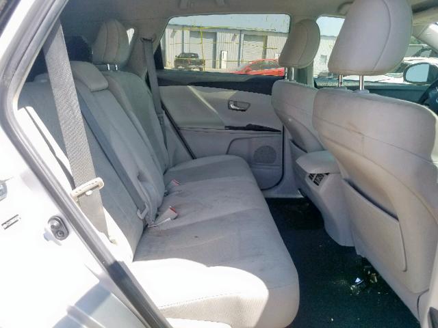 4T3ZA3BBXCU056404 - 2012 TOYOTA VENZA LE SILVER photo 6