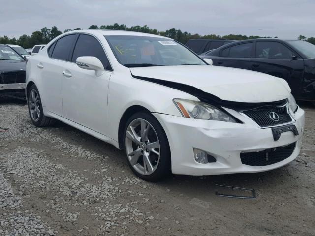 JTHBK262095106387 - 2009 LEXUS IS 250 WHITE photo 1