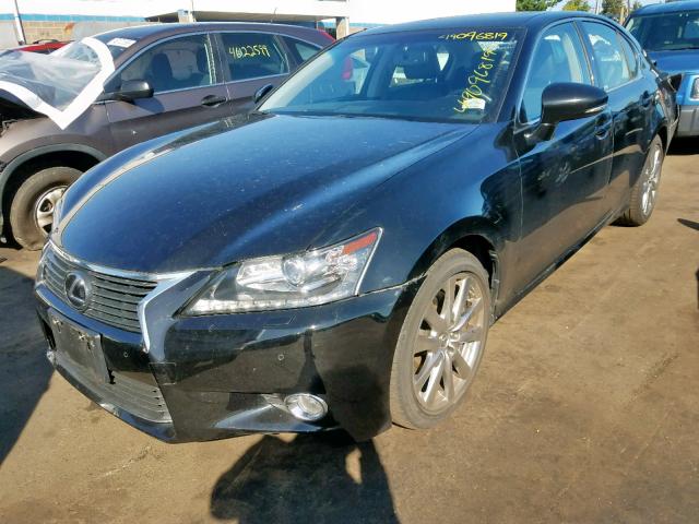 JTHCE1BL8E5027600 - 2014 LEXUS GS 350 BLACK photo 2