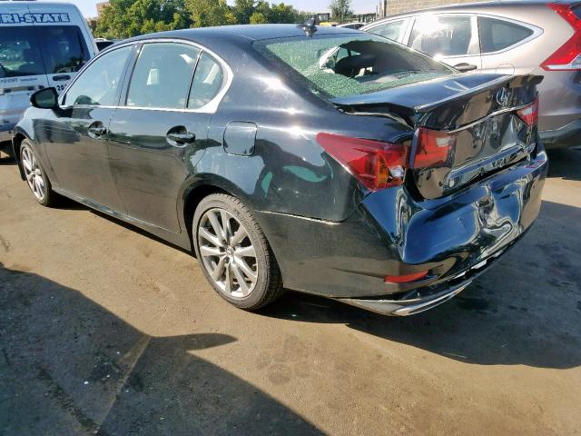 JTHCE1BL8E5027600 - 2014 LEXUS GS 350 BLACK photo 3