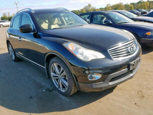 JN1AJ0HR5BM851259 - 2011 INFINITI EX35 BASE BLACK photo 1