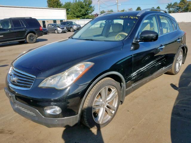 JN1AJ0HR5BM851259 - 2011 INFINITI EX35 BASE BLACK photo 2