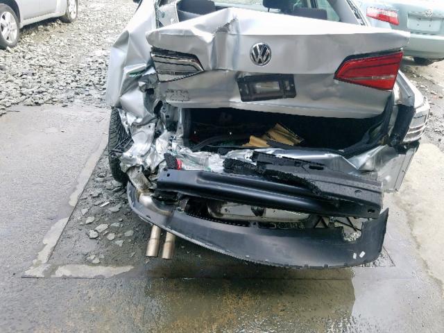 3VW2K7AJ3FM288831 - 2015 VOLKSWAGEN JETTA BASE 银色 照片 9